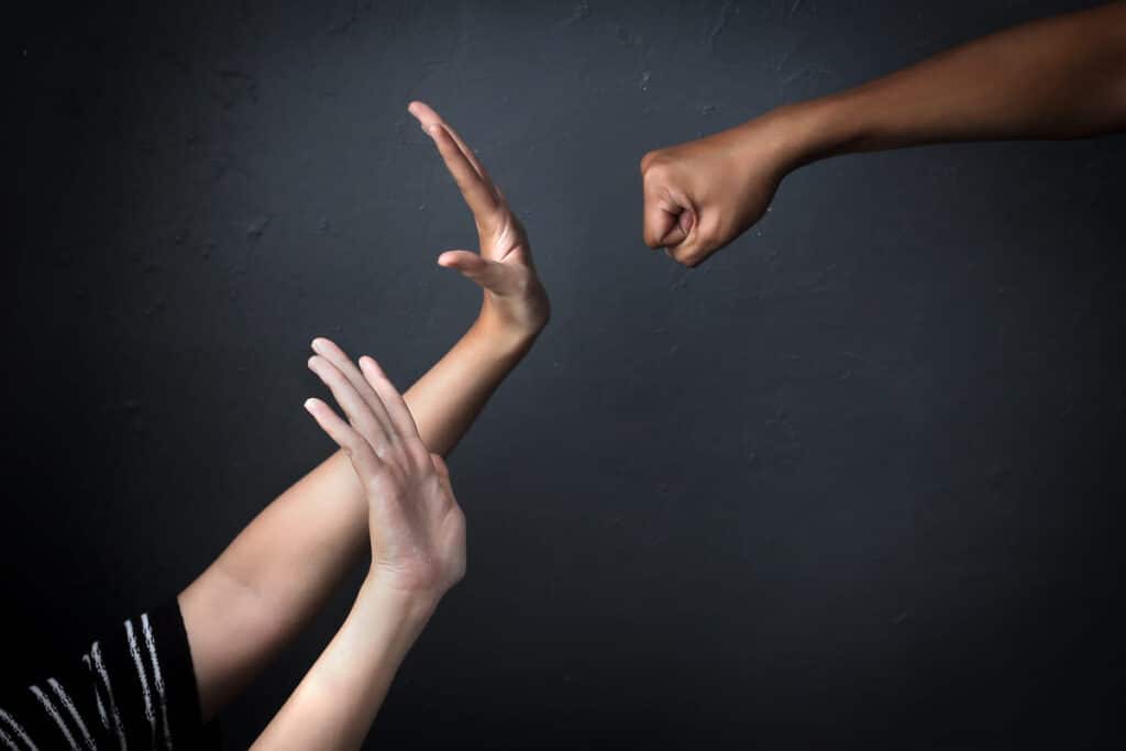 imagen representativa de la violencia de genero